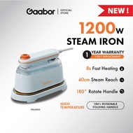 Gaabor Exquisite Electric Steam Iron Wet & Dry Iron Flexible Switching Steamer Garment 1200W HM-M03A