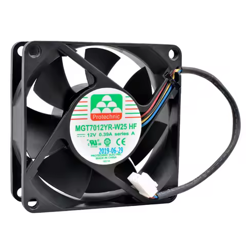 MGT7012YR-W25 HF 7cm 70mm fan 70x70x25mm DC12V 0.39A 4 lines 4pin cooling fan for server chassis pow