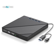 gzhxdiizi7 in 1 External CD/DVD Drive Optical Drive CD/DVD Disk Drive Burner