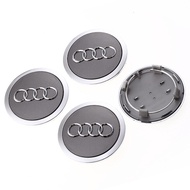4Pcs /Lot 69MM Audi Car Wheel Center Hub caps Rim Caps Covers Logo Emblem Badge For Audi sline A5 A4