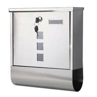 Ready Stock Large Stainless Steel Letter Box With Viewing outdoor Peti Surat Mail Box Outdoor Post B
