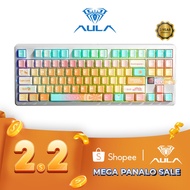 AULA F87PRO V2 87Keys Mechanical Keyboard Tri-Mode Keyboard Wired/2.4G/Bluetooth Hot-Swappable