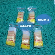 PLASTIC CLIP 2,5 X 3.5 CM / SMALL MINI ZIPLOCK GOLD SEAL CLIP / MOST SMALL MEDICINE CLIP