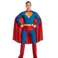 Halloween Costume cos Adult Superman Costume Male Female Spiderman Batman Captain America Muscle Wat