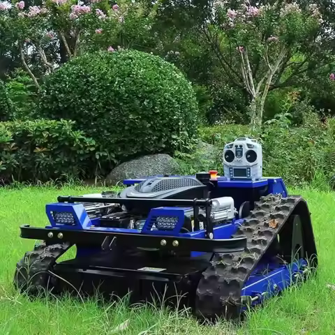 Lawn Mower Industrial Grade 4-Stroke Electric 28V OEM Professional Multifunctional Remote Control Ma