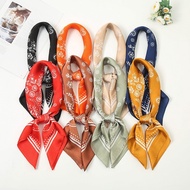 Square silk scarf for women 70 70x70cm AlaraByLove bandana, beautiful, high-quality head covering to