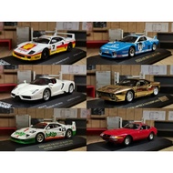 [Ready Stock 1pc] 1/43 IXO Hardcover Edition Ferrari Alloy Car Model Collection Model: Ferrari enzo 