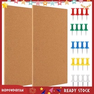 [Redpowderyan.] Cork Board Bulletin Board, Small Rectangular Pin Board for Wall, Self-Adhesive Cork 