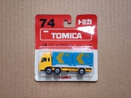 【米舖TOY】 全新 TAKARA TOMY TOMICA #74 Mitsubishi Fuso Container Truck 三菱 貨車 紅字 卡裝 車仔
