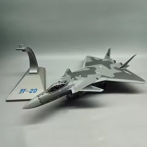 1/100 Scale China Airforce J-20 Fire Fang J20 Fighter Air Force Diecast Aircraft Plane Model Alloy A