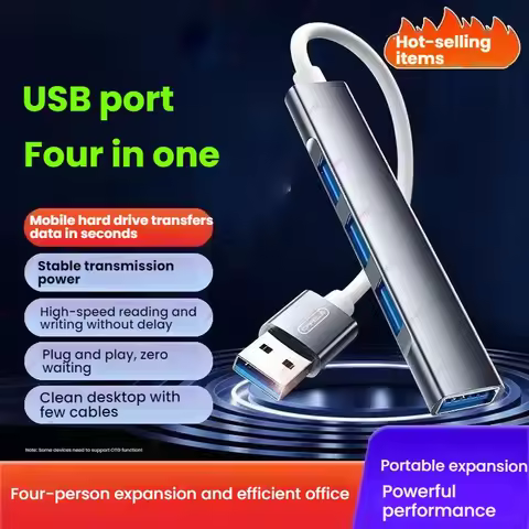 SB C HUB 3.0 Type C Extender 4 Port Splitter Adapter OTG Docking Station For Phone Macbook Pro 13 15