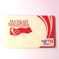 MAJULAH OUR GOLDEN JUBILEE SG50 Nets Flashpay Card *collectible like ezlink ez-link (rfl)