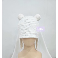 HANDMADE KNITTED HAT FINN ADVENTURE TIME CAT BEANIE KNITTED HAT/ KNITTED HATSHINICHI HAT/ INTERVENTU