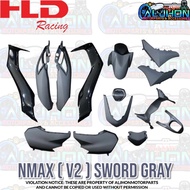 HLD FAIRINGS SET NMAX ( V2 ) SWORD GRAY