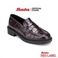 Bata บาจา Red Label รองเท้าโลฟเฟอร์ แบบสวม สำหรับผู้หญิง รุ่น DASY สีดำ 5606690 สีแดงอมน้ำตาล 560569