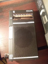 直版全新古董香港製造Philips AM/FM 收音機