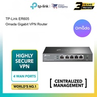 TP-Link TL-ER605 Omada Gigabit VPN Router (Up to 3 WAN)