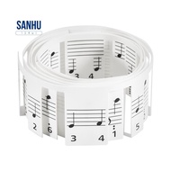 Piano Notes Sticker Staff Piano Key Stickers 88-Key Full Size