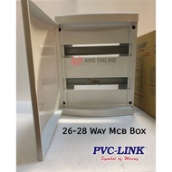 26 - 28 Way PVC LINK ABS Mcb Box Distribution Box DB Plastic Box Consumer Box