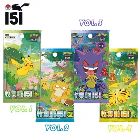 Original Genuine Pokemon Trading PTCG Cards Collected 151 Vol.2 See Supplementary Pack 151 Coin Set 
