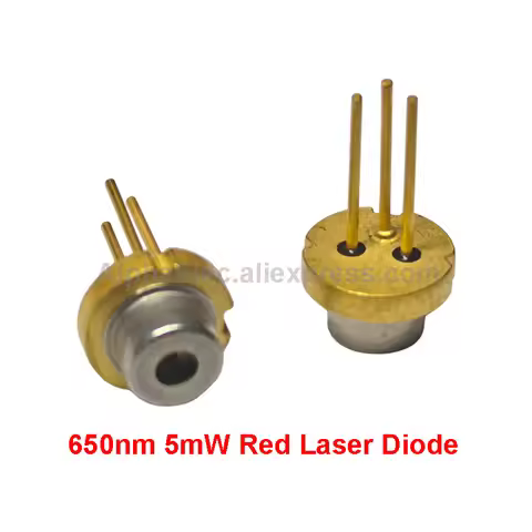(10pieces) 650nm 5mW Red Laser Diode N-Type TO-56 5.6mm LD 2.1V~2.3V DIY Laser Module Sensor Light S