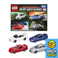 Tomica Sports Car History Collection:Subaru Impreza WRX/Nissan Silvia S15/Mazda RX-7/Mitsubishi Lanc