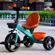 Children 39;s Tricycle 1-3-6 Bicycle Light Trolley Male and Female Baby Child Bicycle Large Can Ride Ride on Toys Kid Kick Scooter