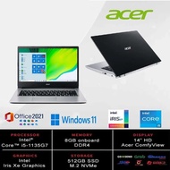 ACER Aspire 5 Slim A514-54-52KH BLACK i5-1135G7 SECOND LIKENEW