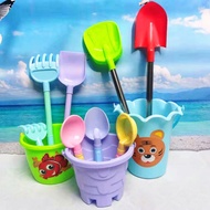 ☈TIKTOK Penjualan Panas Mainan Pantai Anak Set Sekop Menggali Pasir Ember Bayi Baldi Bermain Alat Pa