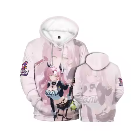 Game Zenless Zone Zero Cosplay Hoodies 3D Print Anime Sweatshirt Men/Women Long Sleeve Tracksuit Pul