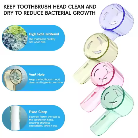 Toothbrush Dustproof Cover Caps for Braun Oral B Electric Toothbrush IO5 IO7 IO8 IO9 EB17 Pro3 P4000