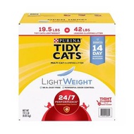 Purina Tidy Cats LightWeight Clumping Cat Litter 特強除臭 99.9%無塵 輕質結塊貓砂 19.5 LB / 8.85kg【070230169891】
