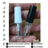 Botol travel 3ML /botol perfume 3ml /botol mini 3ml /bottle perfume /Hitam & Putih /PF001