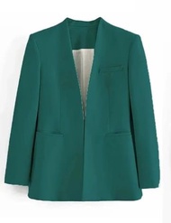 Adbcolection- Blazer wanita hijau Muda Tua Botol Natal blezer bleser Bleezer bigsize Oversize Jumbo