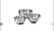 Fissler 不銹鋼攪拌碗3件套裝 20,24,28厘米(cm) Mixing Bowl