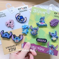 crocs jibbitz crocs charm jibbitz crocs 3d Crocs Shoe Accessories - Flower & Cartoon Stitch Buckles
