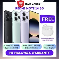 Redmi Note 14 5G 8GB + 256GB | 108MP AI Camera with OIS | 45W Turbo Charging | Ultra-Fast 5G Connect