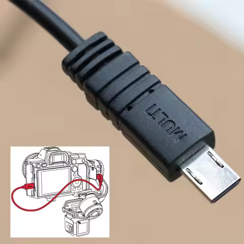 Type-C to Multi USB Camera Charging Control Cable for ZHIYUN M3 Sony A7R IV / A7 II / A7M3 A6600 ZV1