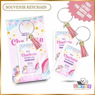 ACRYLIC KEYCHAIN | CUSTOMIZABLE KEYCHAIN | KEYCHAIN SOUVENIR | GIVEAWAY IDEAS | BIRTHDAY | WEDDING |