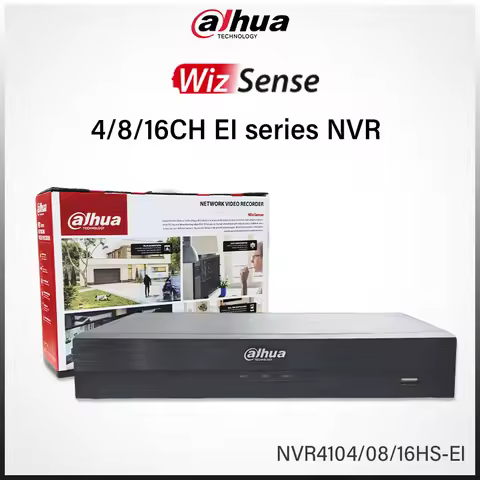 Dahua WizSense4K Video Recorder 4CH 8CH 16CH NVR Smart Security CCTV System Onvif IP Camera NVR NVR4