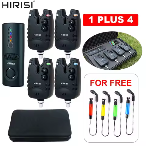 Waterproof Carp Fishing Alarm Set 1+4 SQ-4 Bite Indicator Fishing Alarm Indicator