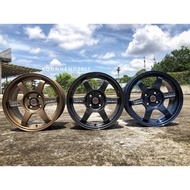 THAILAND Auto Options Wheels TE37 - 15X7 4X100 ET35 CB73.1 - READY STOCK