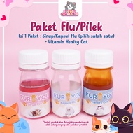 Furyou Flu package for cats, colds, cats, colds, chronic colds, does not heals cat flu, effective, c