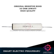 ORIGINAL ROHS RESISTOR 20 WATT 1K-OHM 1000 OHM RESISTOR CHALK 20WATT 1000OHM RESISTOR 1000 R 20 W 20