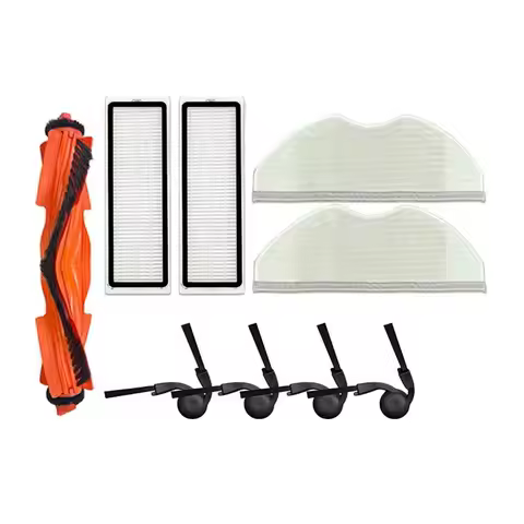 A59P New For Xiaomi S40 / OV81 Robot Vacuum Cleaner Main Side Brush Mop Cloth Hepa Filter Replacemen