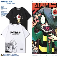 2026 Ready Stock New Style Japanese Anime Crayon Shin-Chan kitaro Round Neck T-Shirt gegegege no kit