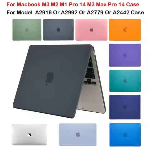 Newest Laptop Case For 2023 Macbook M3 M2 M1 Pro 14 A2992 Case M3 Max Pro 14 Case For Macbook Pro 14