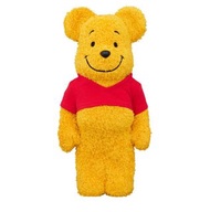 仍可訂購  (日版準時貨預訂) BE@RBRICK Winnie the Pooh COSTUME Ver.(PILE FABRIC) 400％ bearbrick 小熊維尼