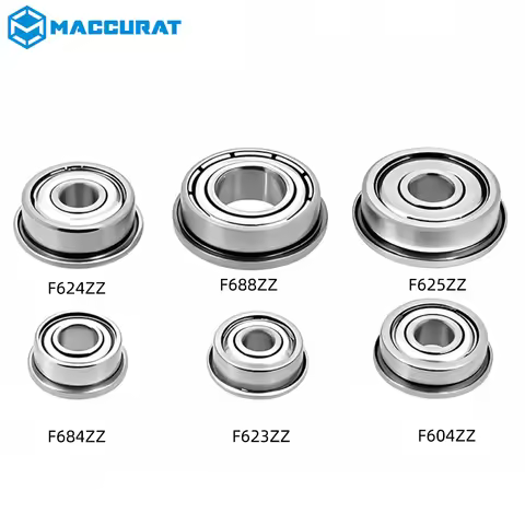 10pcs Flange Ball Bearings F604ZZ F623ZZ F624ZZ F625ZZ F684ZZ F688ZZ F695ZZ 3D Printers VORON Parts