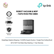 TP-Link Robot Vacuum & Mop + Advanced Self-Cleaning Docking Station - Tapo RV50 Pro Omni